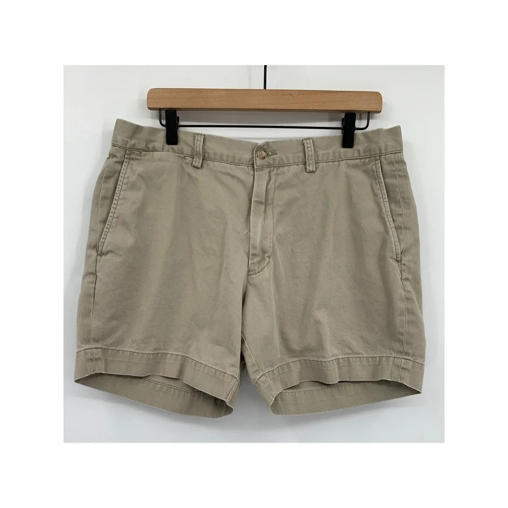Vintage Polo Ralph Lauren Shorts Mens 35 Khaki Tan Classic 6